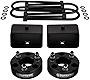 Supreme Suspensions - 3.5' Front + 3' Rear Lift Kit for 2005-2011 Dodge Dakota 2WD - T6 Billet Aluminum Strut Spacers and High-Strength Steel Lift Blocks Kit - Microfiber Cleaning Towel Included