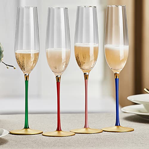 Juego de 2 copas de champán creativas de 250ml para regalar 6