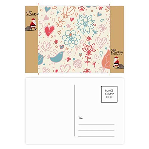 Cartes de remerciement nature oiseaux fleurs correspondance papeterie anniversaire lot de 20