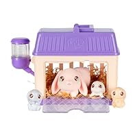Little Live Pets – Mama Surprise Minis Häschen, Pflege deine Hamster- oder Häschen-Mama in ihrem Stall und heiße 2, 3 oder 4 Mini-Babys willkommenLittle Live Pets – Mama Surprise Minis Häschen