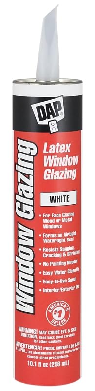 DAP White Latex Window Glazing 10.1 oz.