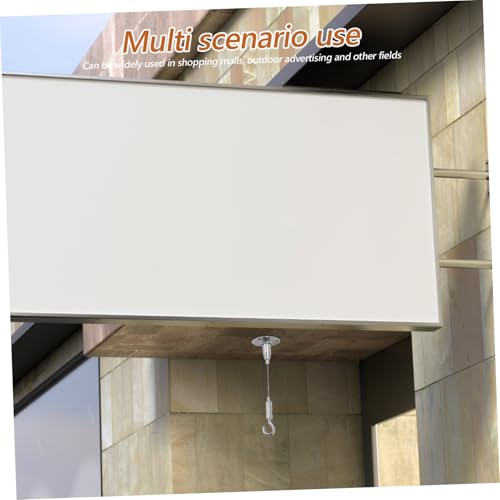Kit de 5 tensores de cable de acero ERINGOGO con ganchos de levantamiento rápido para maquinaria ligera y exhibiciones miniatura 4