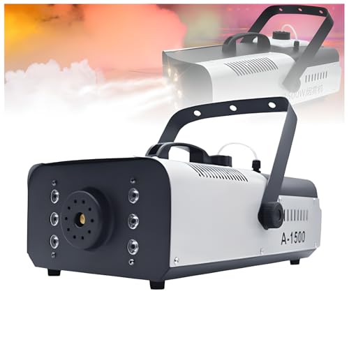 Máquina de humo LED 1500W para escenario y disco con mando 2