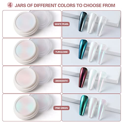 image for Artdone Chrome Nail Powder Metallic Mirror Glitter Effect Pigment Irid