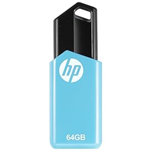 HP v150w 64 GB USB 2.0 Flash Drive (Blue)