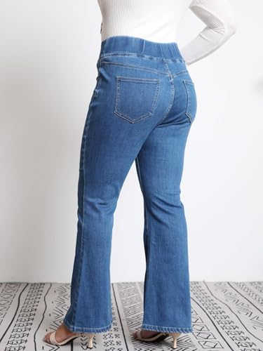 Pull On Jeans for Women High Waisted Womens Bootcut Denim Jeggings4