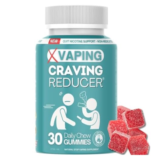 Quit Vaping Aid, 100% Drug-Free, Natural | Safe for Teens & Adults | Support Gummies to Help Reduce Cravings Before, During & After Quitting | Non-Addictive, No-Nicotine | Works Fast (30 Count)
