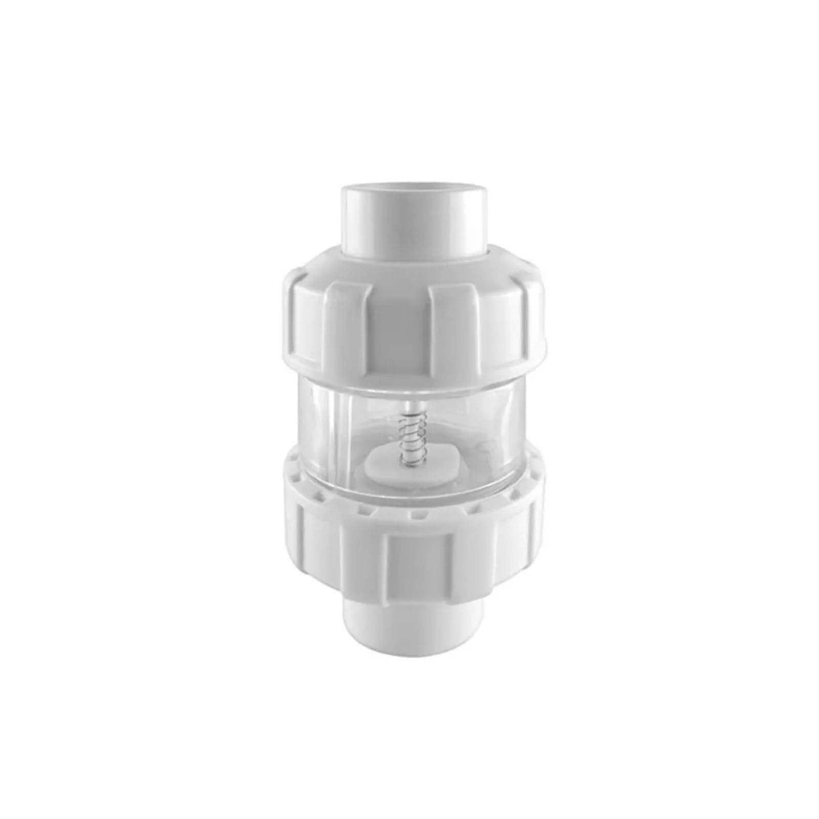 UPVC Aquarium Check Valve Non-Return 20/25/32mm(White,25mm)