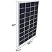 100 Watts 100W Solar Panel 12V - 18V Poly Off Grid Battery Charger for RV