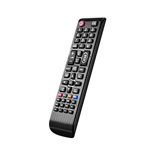 Ny ersättning Samsung fjärrkontroll passar alla Samsung 3D LCD LED Smart TV Ingen inställning krävs Samsung TV-fjärrkontroll SAMSUNG REMOTE BN59-01247A Svart