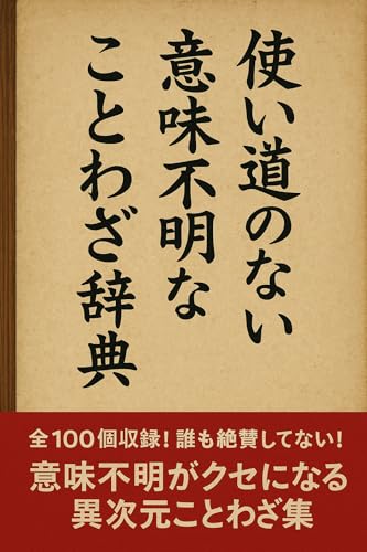 使い道のない意味不明なことわざ辞典のサムネイル