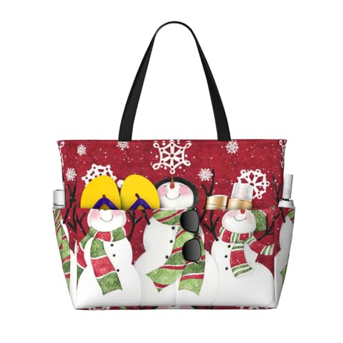 Sac fourre-tout Merry Christmas grand format noir pour femme en taille unique