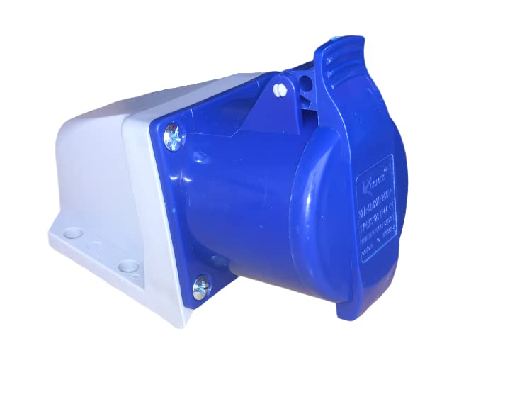 Industrial Socket 3 Pin 32 A, Ampere IP 44 (Single Phase) (B0B9S8FVF2) Amazon Price History, Amazon Price Tracker