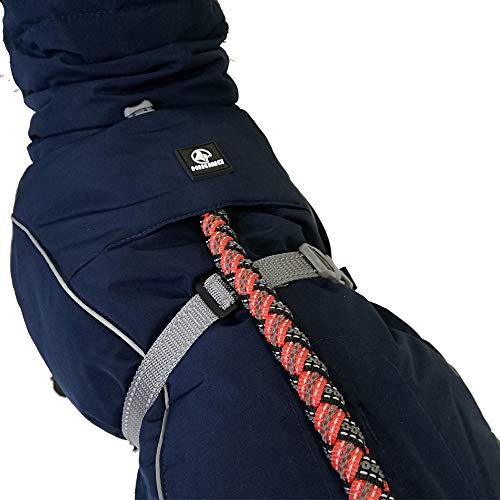 Croci Hiking Hundemantel, wasserdicht, Makalu, temperaturregulierendes Futter, Dunkelblau, 25 cm