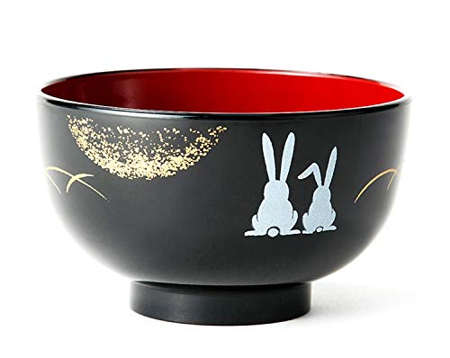 アサヒ興洋 お椀 汁椀 京型 月見うさぎ 和風 食洗機対応 電子レンジ対応 日本製