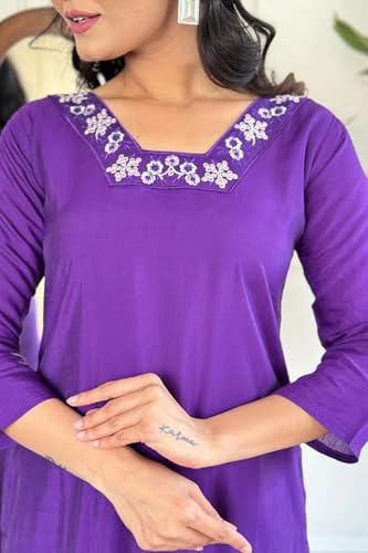 Image of Jwalin Women's Chinon Silk Kurta Pant Set with Dupatta