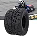 Keenso Tires, Tire Car Tires Motorcycle Tire Go Kart Rear Wheel Tire Tubeless Rain Rubber for ATV UTV Quad Bike 11x7.10 5 5in Dia