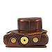 MegaGear Ever Ready Protective Black Leather Camera Case, Bag for Leica D-LUX (Typ 109) Digital Camera (Dark Brown)
