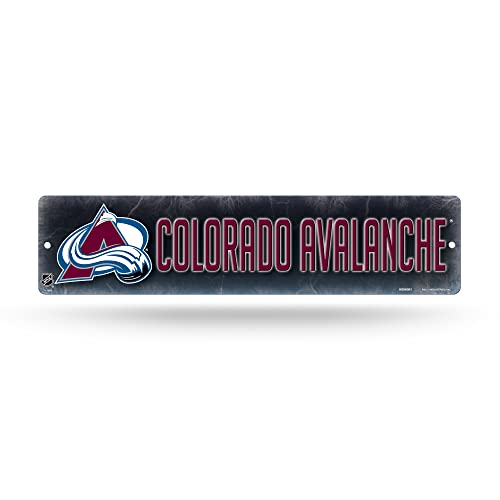 Rico Industries HSN6901 Plastic Street Sign , Colorado Avalanche