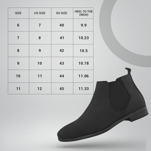 Image of STANPHORD Men Glossy Chelsea Ankle Boots | PU Slip-On Block Heel | Casual Party Office Outdoor Wear (TPSG 9536)