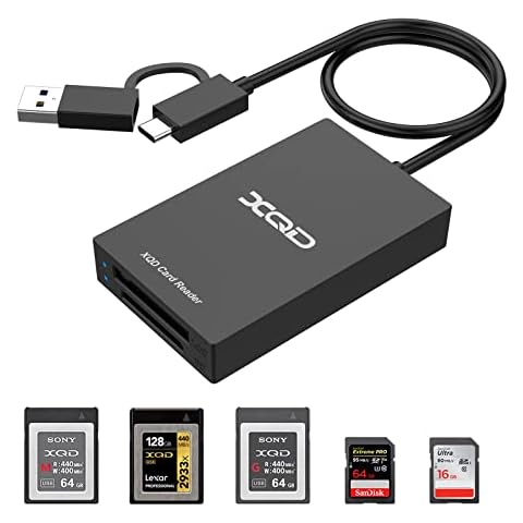 Rocketek Lector de Tarjetas SD XQD USB 3.0 Cover