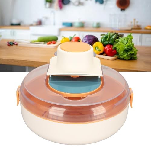 Cortador y picador de verduras 9 en 1, acero inoxidable, naranja miniatura 5