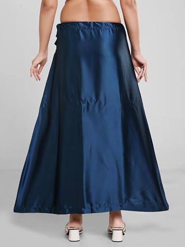 Image of Madhu Fashion Women's Satin Saree Petticoat Saree Underskirt