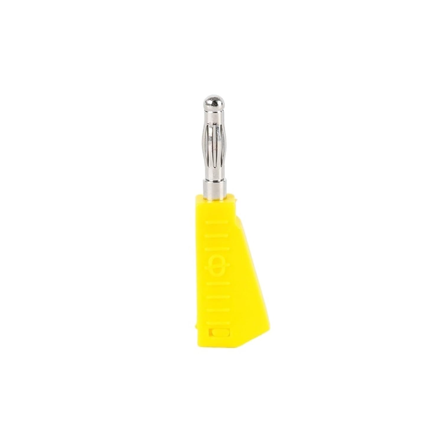 fengpeng 20Pcs 4MM Stackable Banana Plug Electrical Connector, Copper Nickel Plated for DIY Tools and Soldering Applications(Yellow,100PCS)