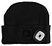 Price comparison product image Lifemax Black Lighted Hat, Warm Beanie, integrated USB Rechargeable LED light, 3 Power Levels
