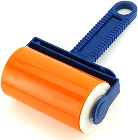 HANGERWORLD Reusable pack of 4 Lint rollers for clothes, carpets, cars and furniture - Fluff, Pet Hair, lint & Dust Remover - Super Sticky and washable portable lint remover