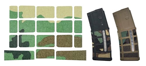 Dangerfield Arms TackGear Wrap Cordura PMag with Window Grip Enhancement Filler (M81 Woodland Camo)