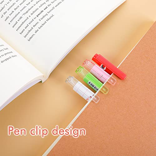Tiesome Retractable Eraser, 4 Pcs Push Eraser With 10 Spare Refill Push-Pull Pencil Eraser Pen-Style Erasers For Writing Drawing Office School Supplies #TOP4