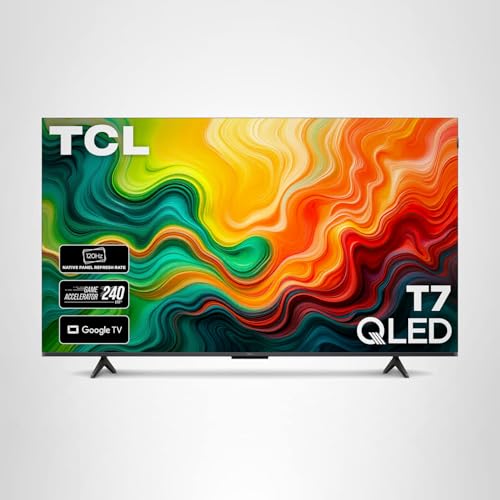 TCL Amazon Exclusive 75 Inch Class T7 Series | 4K QLED HDR Lag-Free Smart Google TV | 75T7, 2025 Model | 120Hz-144Hz High Brightness, Dolby Atmos, Alexa Voice Remote AI Streaming Gaming Television