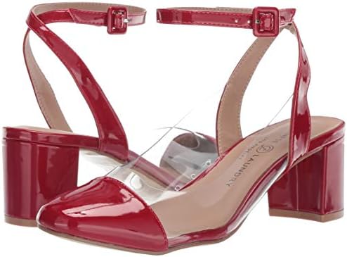 Chinese Laundry Women's Linnie Pump, red/Clear, 8 M US | Image 6
