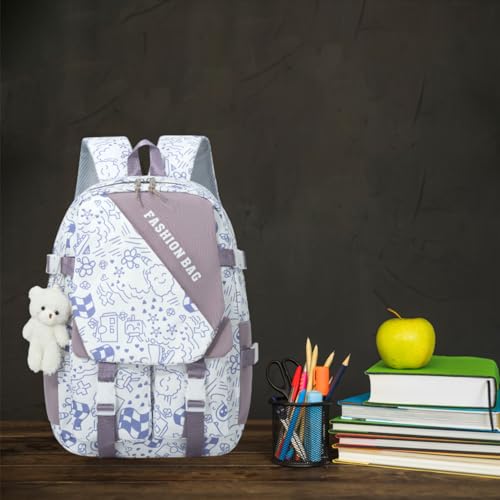 Image of Tinytot 30 Litre Japanese Korean Style School Bag Water-Resistant Laptop & Travel Backpack - Unisex Large 18 Inches Multipurpose Student Backpack for Boys & Girls, Men & Women