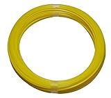 Polyamid Druckluft Schlauch PA Pneumatikschlauch, 6mm außen, 50 m Rolle, Farbe: gelb