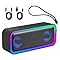 IKT Cassa Bluetooth Potente Portatile con Luci, Speaker Bluetooth 5.4, 40W Basso Potenziato, IPX7 Impermeabile, 7 Luci RGB, 30 Ore Autonomia, Altoparlante Bluetooth per Party, TWS AUX TF-Card