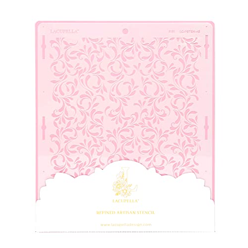 Lacupella Cake Decorating Stencil for Tall Buttercream Cake, Royal Icing, Ganache, Paint, Airbrush (FIFI)