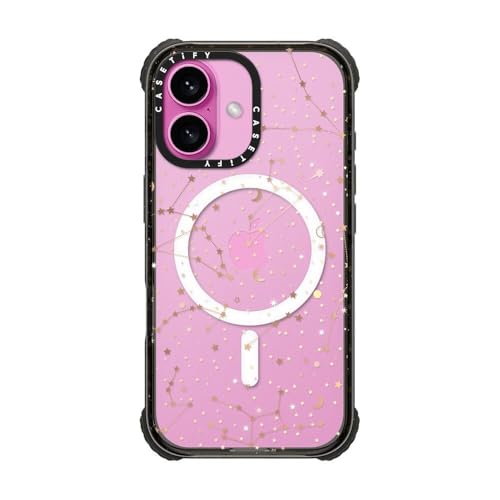 Coque iPhone 16 ultra résistante transparente CASETiFY compatible avec MagSafe motif espace