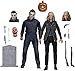 Halloween 2018, Michael Myers Vs Laurie Strode Ultimate Horror Action Figures, Zucca con Luce A LED, 7in Scala Classica Movie Bambola Giocattoli Regalo