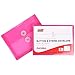 JAM PAPER Plastic Envelopes with Button & String Tie Closure - Index Size - 5 1/2 x 7 1/2 - Assorted Colors - 6/Pack