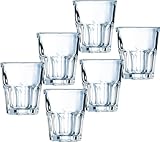 Emilja Granity Glas 16cl - 6 Stück Wasserglas Saftglas