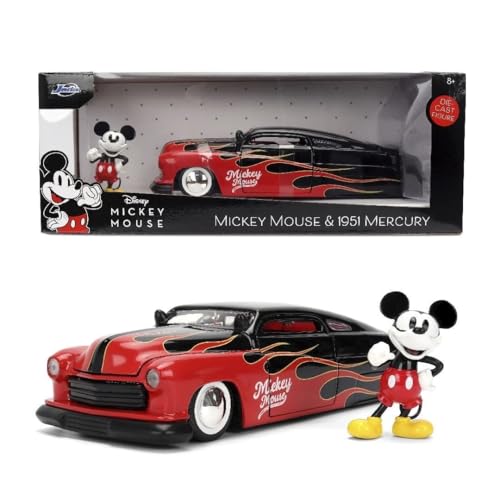 JADA TOYS 1/24 ~bL[}EX and }[L[ 1951 Mickey Mouse and 1951 Mercury Hollywood Rides [sAi]