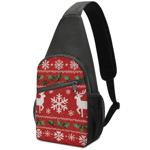 Sac bandoulière imperméable Oxford, sac de poitrine de sport