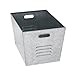 Muscle Rack LB111310 Steel Galvanized Utility Bins 12" Width x 11" Height x 17" Depth (Pack of 6)