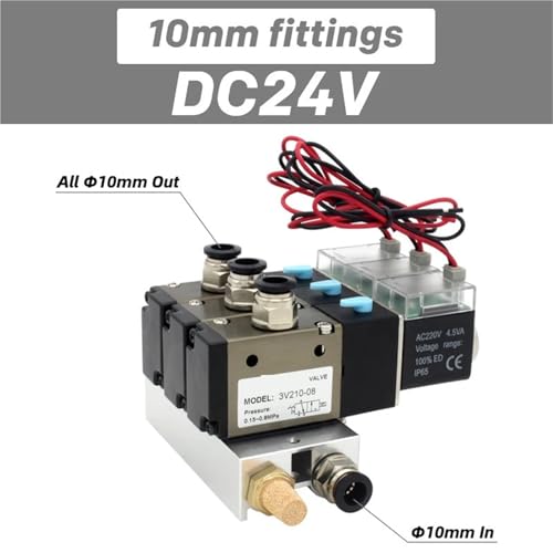 Electrovanne 3V210-08-NC collecteur 8 stations pour centraliser et réduire le bruit d'air