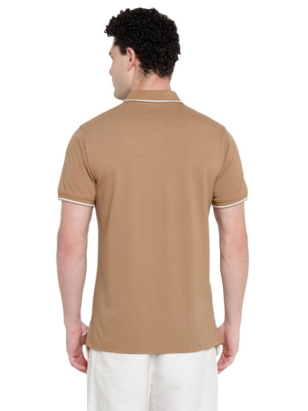 Image of AMERICAN CREW Polo Collar T-Shirt for Men with Pocket