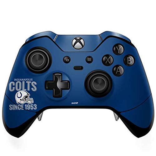 Skinit Decal Gaming Skin Compatible with Xbox One Elite Controller - Officially Licensed NFL Indianapolis Colts Helmet Design