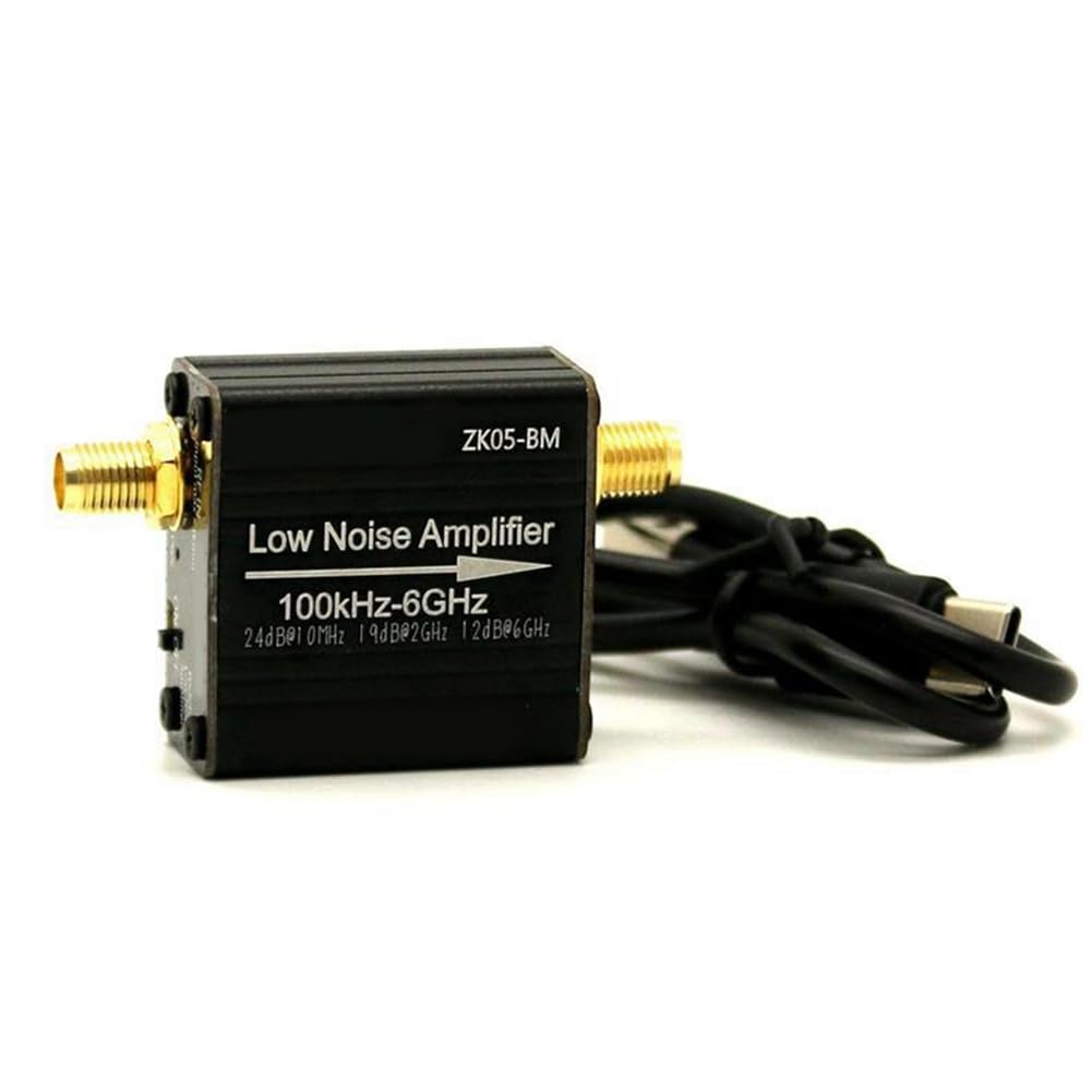 Module Préamplificateur de Puissance LNA 100KHz-6GHz/10GHz à 20dB de Gain Élevé, Amplificateur à Faible Bruit ZK05-BM