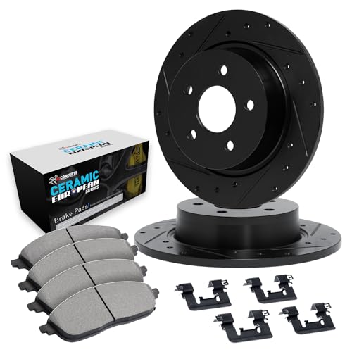 Image of R1 Concepts Rear Brake Kit Fits 2007-2016 Volvo S80; 2008-2010 Volvo V70
